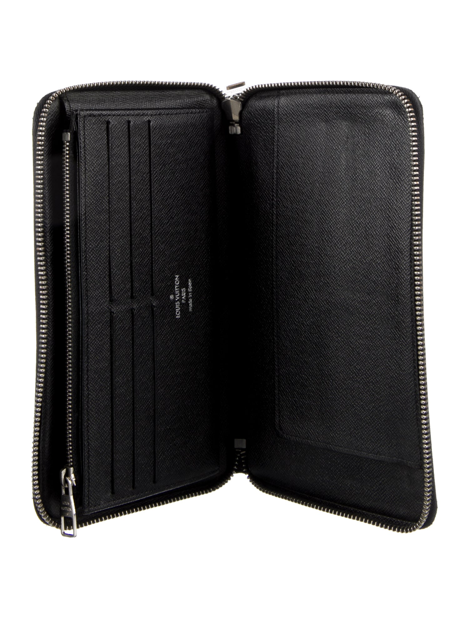 Louis Vuitton 2011 Damier Graphite Pattern Zippy Organizer Wallet